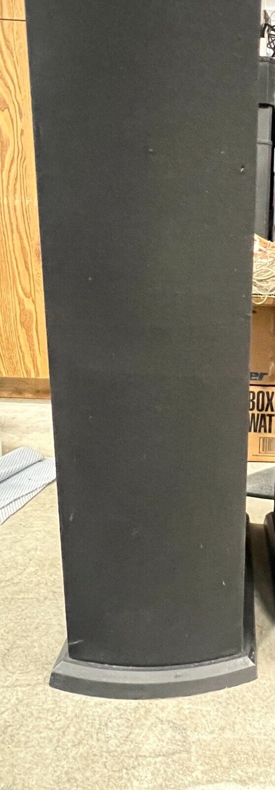 One Single Vintage Carver CS 5.2 Tower Speaker Black w/ Subwoofer