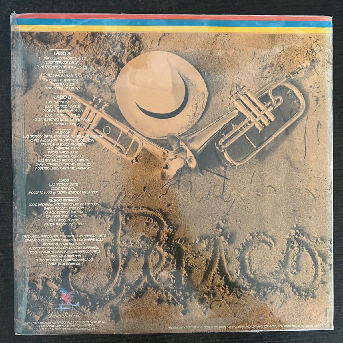 Luis Perico Ortiz - Sabor Tropical 1983 Latin Funk LP PRESS PANAMA