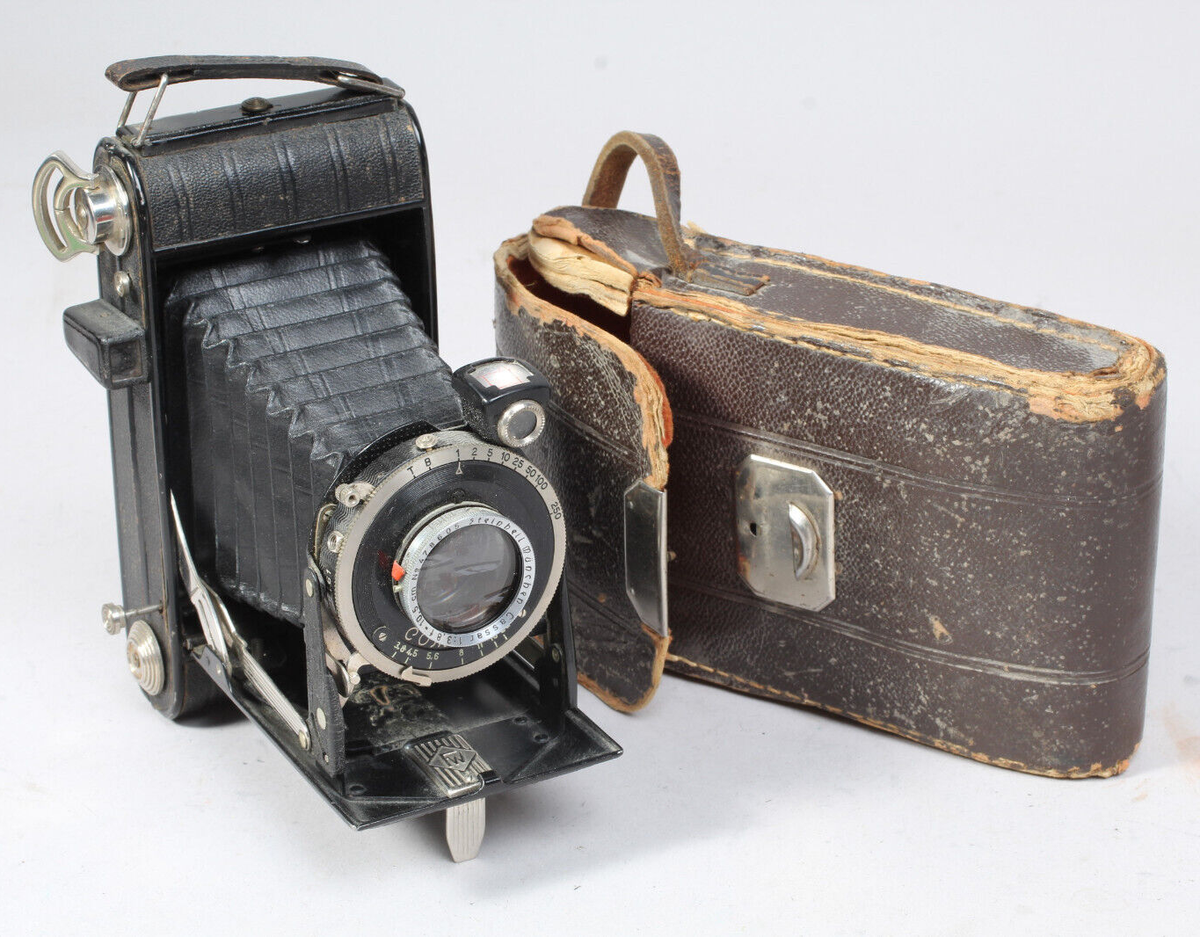 FRANKA-WERKE ROLFIX 6X9 FOLDING CAMERA W STEINHEIL 10.5CM F/3.8