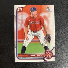 2022 Bowman Draft Cutter Coffey 1st Boston Red Sox