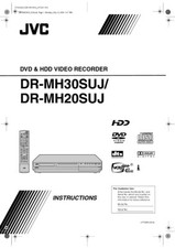 JVC DR-MH30SUJ DVD Recorder Owners Instruction Manual Reprint