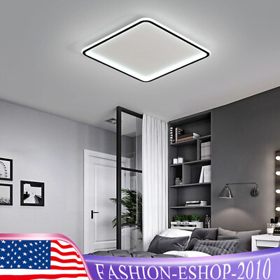 LED Ceiling Light Flush Mount Modern Chandelier Lighting Fixture  with Remote
