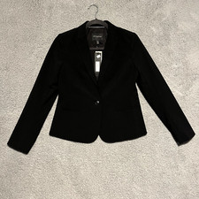 New Banana Republic Blazer Women s Size 2 Petite Black 198