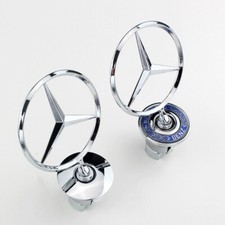 Blau/Silber Embleme Stern Motorhaube Logo F&uuml;r Mercedes-Benz/W221/W202/ Zubeh&ouml;r