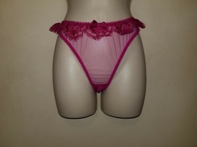 Agent Provocateur Piper ouvert in fuchsia size AP 4 Large NWT