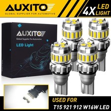4x 921 912 W16w T15 18led 6500k Hid White Backup Reverse Lights Bulbs Canbus Exc 4x 921 912 W16w T15 18led 6500k Hid White Backup Reverse Lights Bulbs Canbus Exc