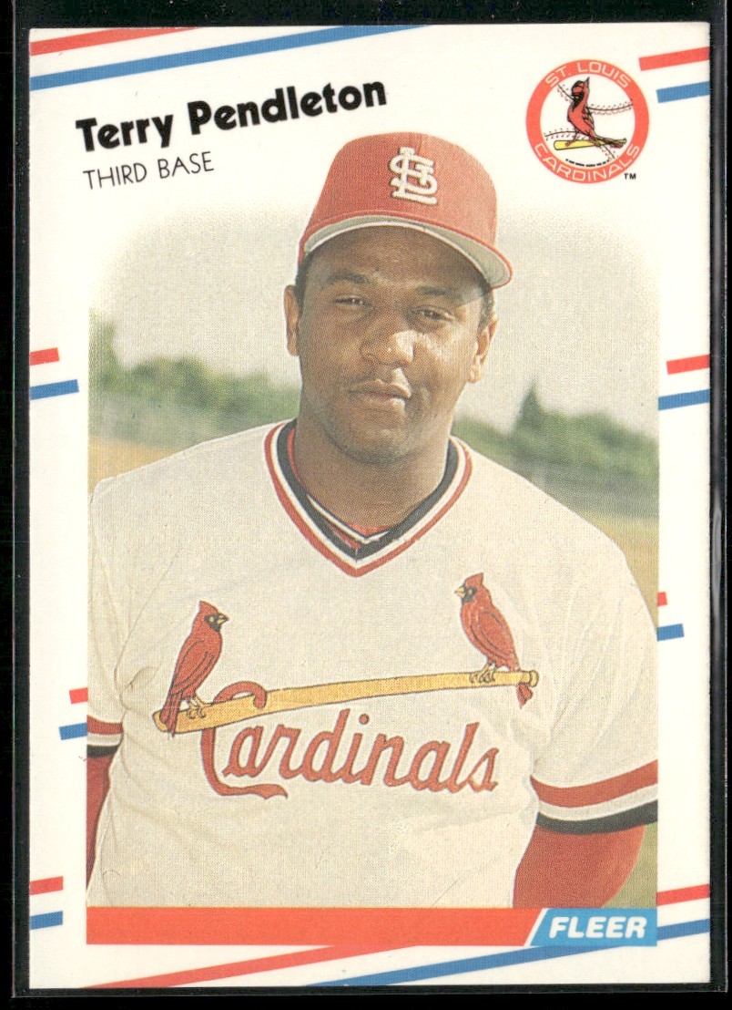 1988 Fleer Glossy Terry Pendleton St. Louis Cardinals #46