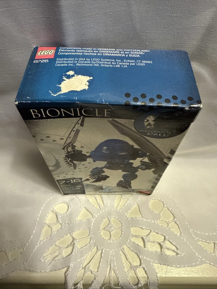 Lego Bionicle #8726 DALU Matoran 2006 sellado de fábrica (caja dañada ver fotos) Foto 2 de 4
