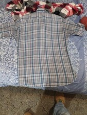 vintage 1980 Olympic Levi short sleeve plaid shirt
