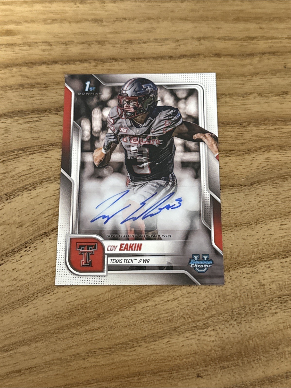 2025 Bowman University Chrome - Chrome Prospect Autographs Coy Eakin #BCA-CE
