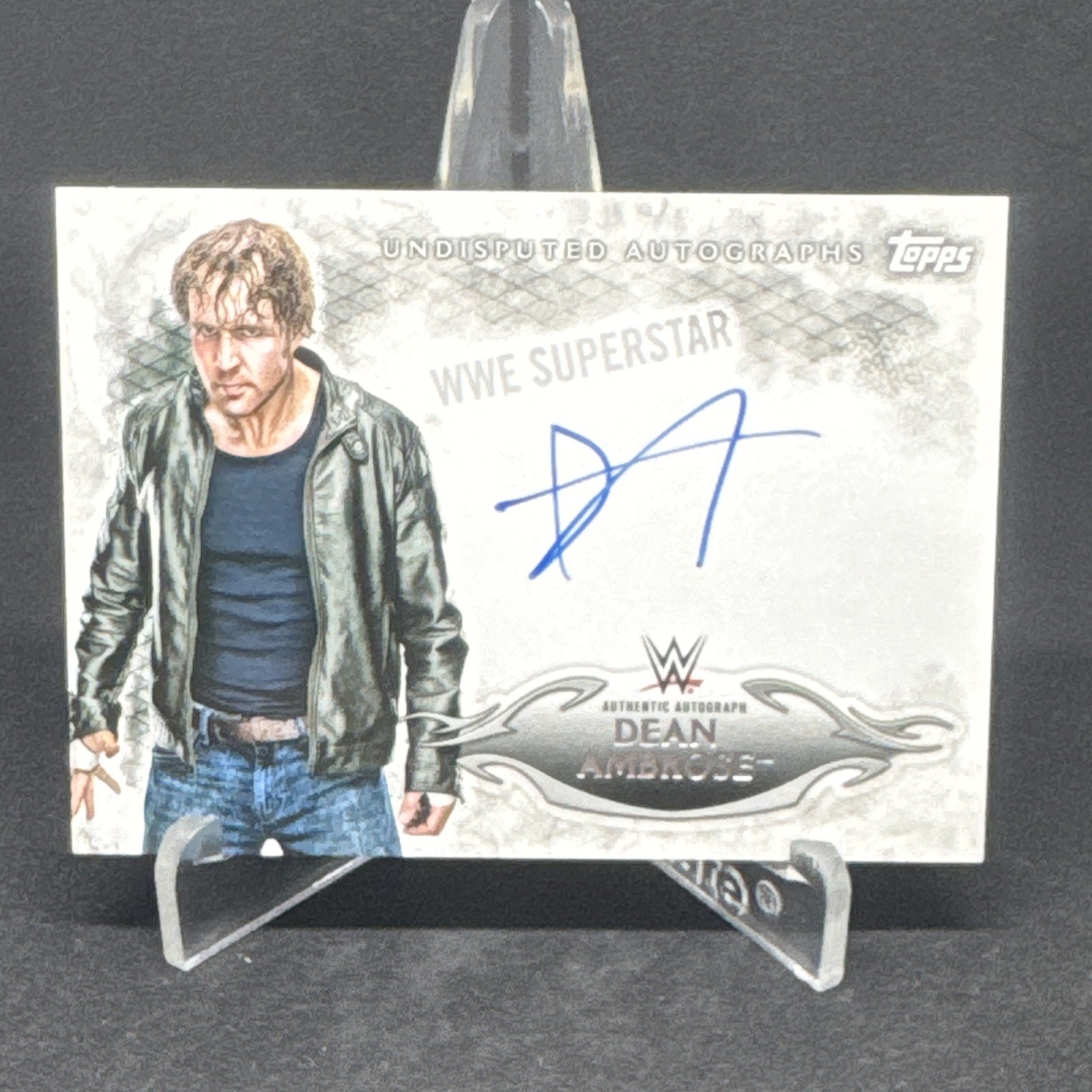 2015 Topps WWE Undisputed - Autographs Dean Ambrose #UA-DA (AU)