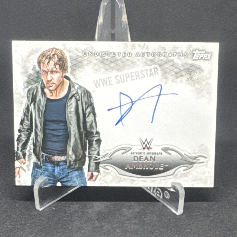 2015 Topps WWE Undisputed - Autographs Dean Ambrose #UA-DA (AU)