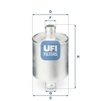 UFI Kraftstofffilter 31.836.00 Passend FüR Fiat Opel Seat Skoda Toyota VW