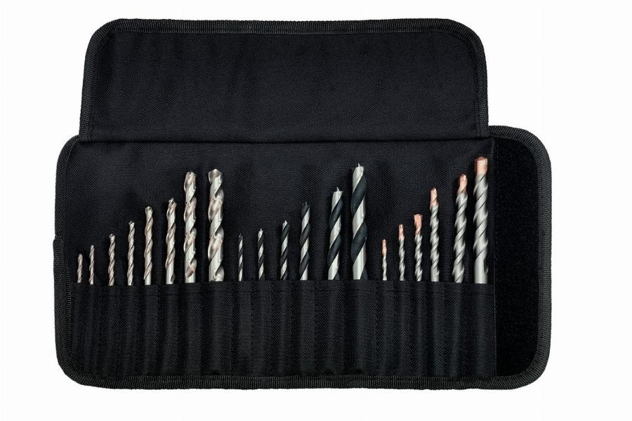 Set de forets SP METABO robuste avec goujures hélicoïdales pour évacuation rapide