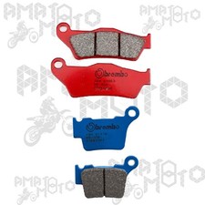 KIT PASTIGLIE BREMBO ANTERIORI POST 07BB04SA PER KTM SX-F 250 2006 >