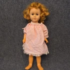 1960 Mattel Chatty Cathy 20in Doll Blonde Hair Pink Dress Blue Eyes READ