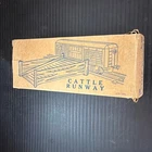 Worn Box Marx Cattle Runway No. 304 In Original Box O Gauge Silver Rare Pre War