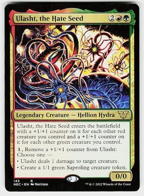 Ulasht, the Hate Seed R Commander: Kamigawa: Neon Dynasty 143 NM