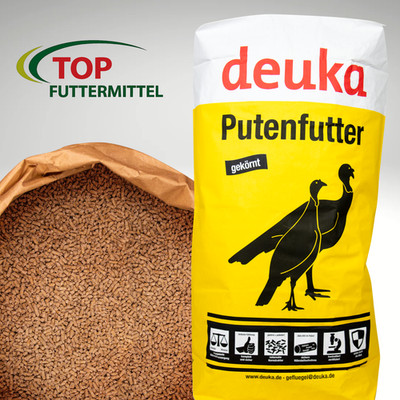deuka Putenmastfutter P3 gek. 25 kg | Alleinfutter für Puten