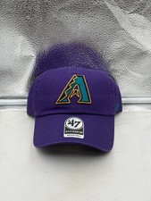 Arizona Diamondbacks MLB '47 Brand Throwback Purple Clean Up Adjustable Hat