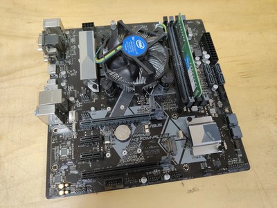 CPU Core i5-9400F 　マザボ H370M Pro4 COMBO: ASUS Prime H370M-PLUS MOTHERBOARD + i5-9400F CPU /w