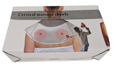 Cervical Neck Shoulder Massager Shawl Electric Heat Kneading Wrap NIB