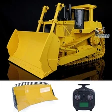 JDModel 1/14 Hydraulic RC Bulldozer DXR2 with Upgraded Metal Dozer Blade Model