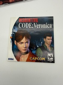 Resident Evil CODE: Veronica (Sega Dreamcast, 2000) Complete CIB W/ Reg Tested