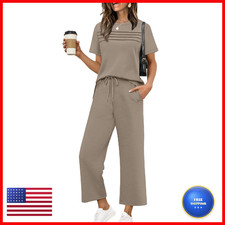 Wiholl Lounge Sets For Women Summer 2 Piece Outfits Travel Beach Vacation