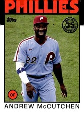 2021 Topps #86B-32 Andrew McCutchen 1986 Topps Baseball 35th Anniversary