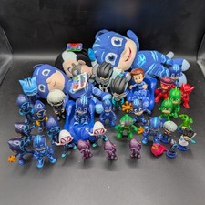 Mixed Lot of 30 PJ Masks figures W/ 3 Plush Includes Birdie, Ninjalinos More