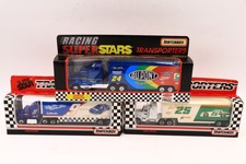 Lot Of 3 Matchbox Racing Super Star Transporter Hendrick Schrader Elliott NOS A3