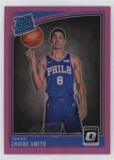2018-19 Panini Donruss Optic Rated Rookie Pink Prizm 8/25 Zhaire Smith #154 0us8