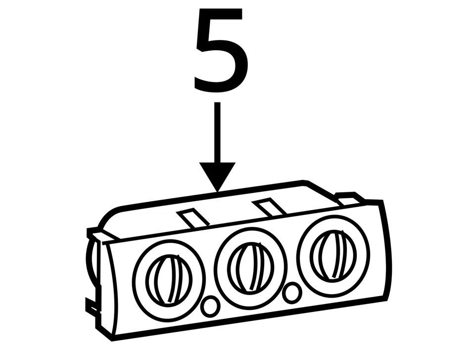 OEM Climate Control Excluding SR5  05-10 Toyota TACOMA 1406539 - Image 4 of 4