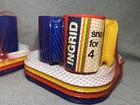 Vintage Ingrid of Chicago stackable Snax for 4 picnic sets, new/original package — photo 3