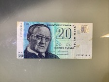 Finland 20 Markkaa 1993 Circulated