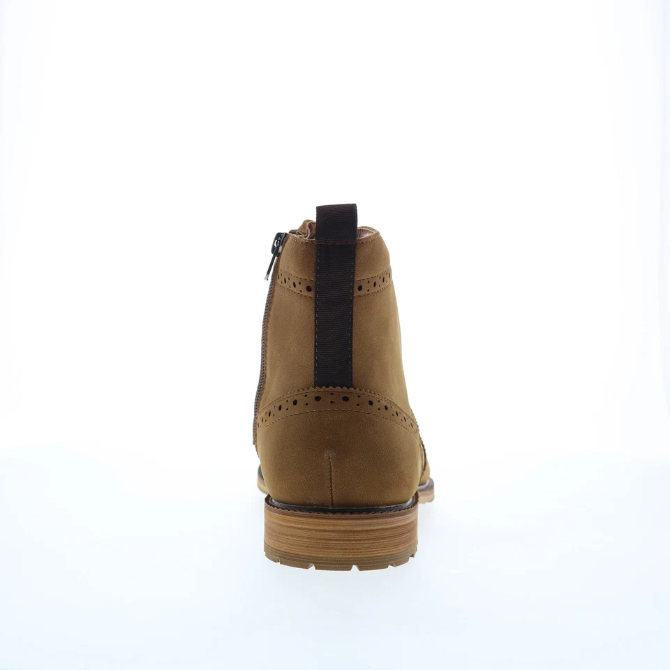 Steve Madden M-Ryland Hombres Marrón Gamuza Con Cordones Informales Botas de Vestir Foto 4 de 4