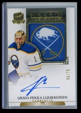 2021-22 Upper Deck The Cup Inked Insignias Ukko-Pekka Luukkonen Auto 56/75