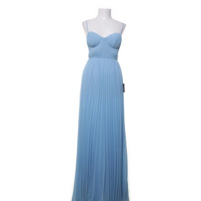 Lulus, Abendkleid, Größe: XS, Blau, Polyester, Streifen, Damen #YXn