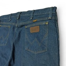 Wrangler Jeans 36 x 36 Mens Regular Fit 47MWZ PW Dark Wash Western Pants