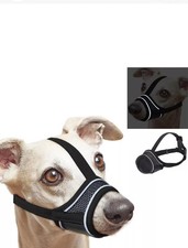 New Dog Muzzle Breathable Drinkable Mesh Muzzle for Dogs,Anti Biting Barking Med