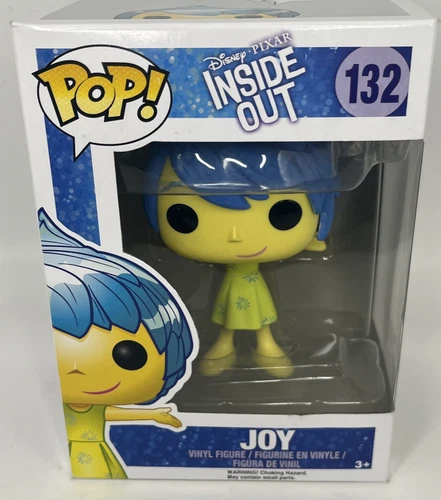 Funko POP! JOY #132 - INSIDE OUT Vinyl Figure Disney Pixar - IN PROTECTOR