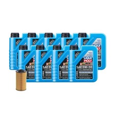 9L Liqui Moly Longtime HighTech 5W30 Hengst Engine Oil Change Kit for RangeRover