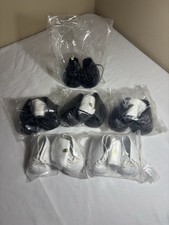 Lot Of 7 Pairs Vintage Baby Doll Shoes Black And White, 3  New Old Stock In Bags