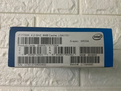 Intel BX80677I77700K Core i7-7700K 4.5 GHz 4 Cores Desktop