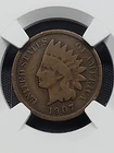 🔥1907 INDIAN HEAD CENT LOST IN POSTAGE VENDING MACHINE EPIC INDIAN HEAD 1c 💥