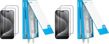 4 Pack - Anker iPhone 15 Pro HD Screen Protector Tempered Glass 32 MSRP
