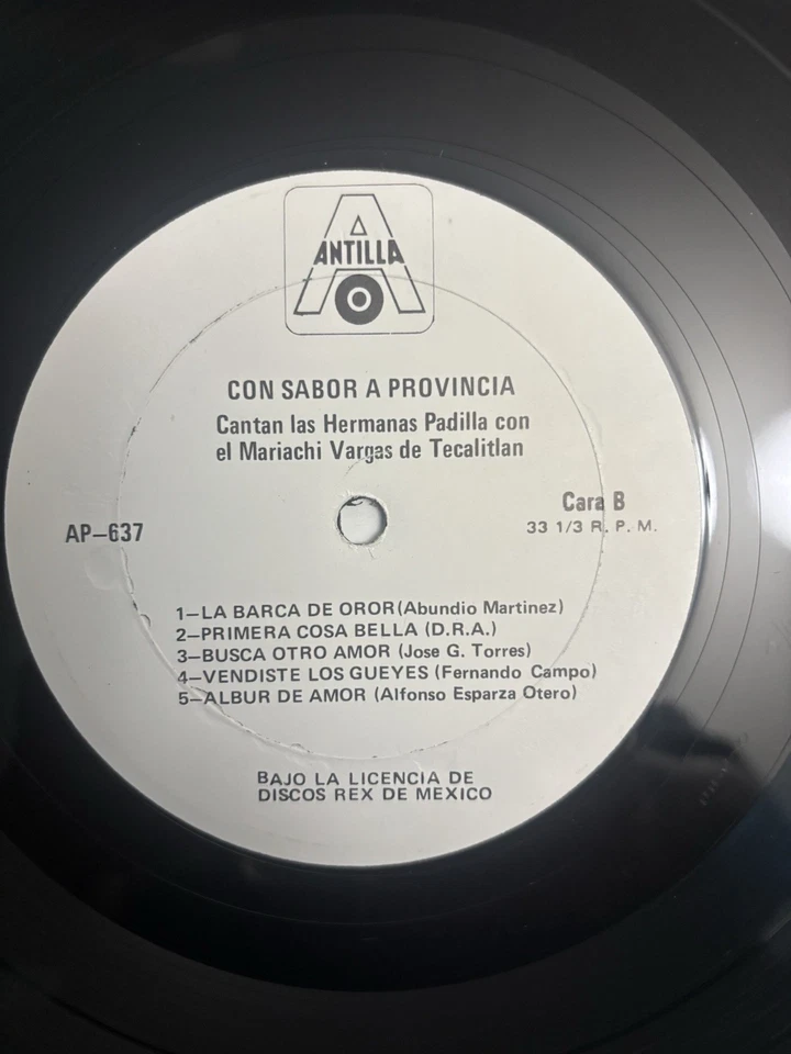Hermanas Padilla Las Canciones De Mi Pueblo . ***COVER AND LP ARE DIFFEREN***** Foto 3 de 4