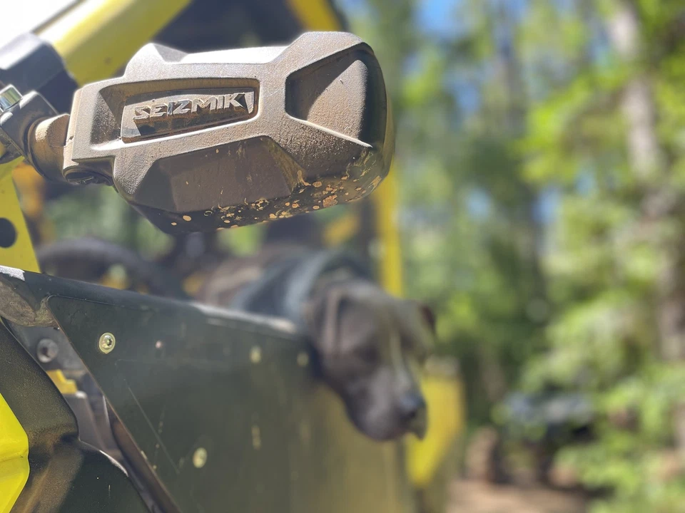 Espejo retrovisor lateral Seizmik Pursuit UTV tubo redondo de 1,75" se adapta a Polaris Yamaha y más Foto 3 de 4