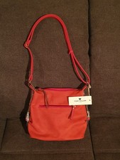 Tom Tailor Damen Umhängetasche rot Kunstleder NEU mit Etikett Tasche